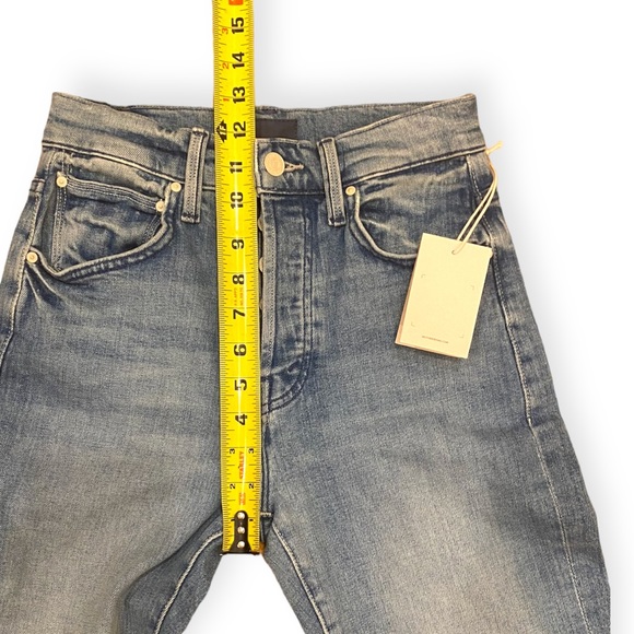 MOTHER High Waisted Hiker Hover Jean in Herbal Remedy Size 24 - Picture 10 of 12